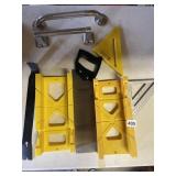 MITER BOX, HANDRAILS, ETC.