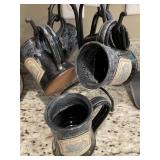 COFFEE MUG RACK WITH 5 JEAN BONNET TAVERN BEDFORD