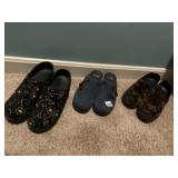 DAMSKO SIZE 38 LIGHT WARE SLIDE ONS 3 PAIR BLUE