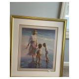 DANCING IN SAND PRINT SIGNED LOWER RIGHT 34X30