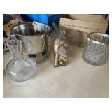 DECANTER, WINE BUCKET HOLDER ETC.