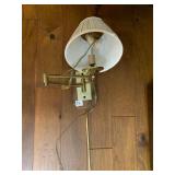 BRASS WALL LAMP WITH SWING ARM