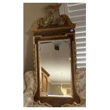EAGLE TOP BEVELED MIRROR 55H X27 LABARGE ITALY