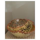 ITALIC ARS HAND PAINTED ITALY OLIVE DESIGN BOWL