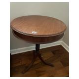 23IN ROUND DRUM TABLE 27IN HIGH