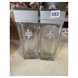 DOUBLE CROSS EMPTY VODKA BOTTLES