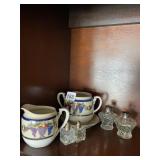NORITAKE CREAMER LINER 4 SALT AND PEPPERS