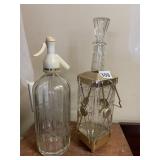 DECANTER MUSICAL, SELTZER BOTTLE