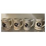 4 STEELERS SUPER BOWL MUGS