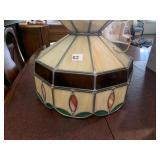 SLAG GLASS LIGHT FIXTURE