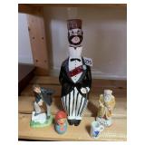 DECANTER, 1903 RUSSIA SANTA, ETC.