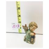 HUMMEL KNEELING ANGEL WITH LANTERN NO ID LABEL