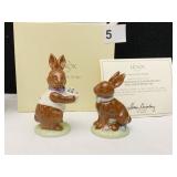 LENOX THE CHOCOLATE EASTER BUNNY SALT AND PEPPER