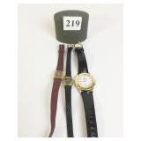 THREE WRISTWATCHES LORUS TWO TIMEX