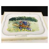 LENOX FLORAL MEADOW RECTANGULAR TRAY NEW BOXED