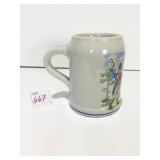 BEER STEIN 5.5" H MADE IN GERMANY/BAVARIA MARKED