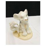 LENOX DISNEY SHOWCASE COLLECTION SIMBA AND ZAZU