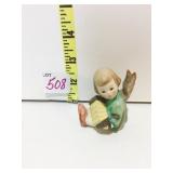 HUMMEL SITTING ANGEL WITH ACCORDION 1967 GOEBEL