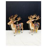 FITZ AND FLOYD CLASSICS REINDEER TAPER