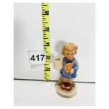 GIRL WITH NOSEGAY MADCHEN MIT BLUMENSTRAUSS