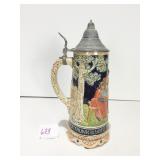 MADE IN GERMANY 11" LIDDED STEIN MARKED 2323