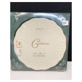 LENOX CAKE PLATE AND CANDLEHOLDER NEW BOXED