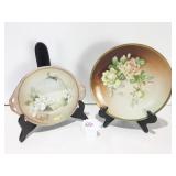 HAND PAINTED BOWL TILLOWITZ HAND PAINTED PLATE