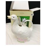 LENOX BUTTERFLY MEADOW DUCK PITCHER NEW BOXED