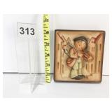 TRADEMARK I EARLY HUMMEL CERAMIC WALL PLAQUE