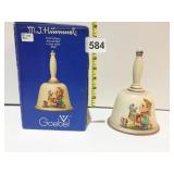 HUMMEL BELL BOXED FIRST EDITION ANNUAL IN BAS