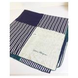 SALVATORE FERRAGAMO 33" OVERSIZED SILK SCARF