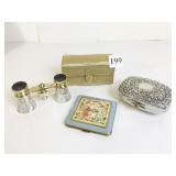 BINOLUX JAPAN INLAY MOTHER OF PEAR OPERA GLASSES