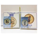 TWO BOXED HUMMEL PLATES 1979 AND 1983
