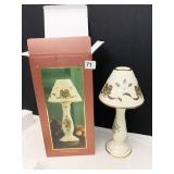 LENOX HOLIDAY TARTAN CANDLESTICK LAMP NEW BOXED