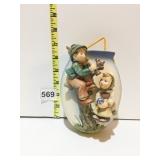 HUMMEL WALL POCKET BOY AND GIRL 1958 GOEBEL W.