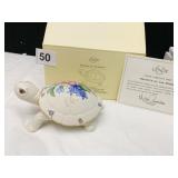 LENOX SECRETS OF THE POND TURTLE NEW BOXED