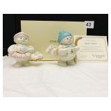 LENOX HOLIDAY SNOWMAN COLLECTION SNOWY SKATERS