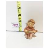 HUMMEL KNEELING ANGEL WITH MUSICAL INSTRUMENT