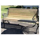 LION HEAD PARK BENCH CAST IRON FRAME
