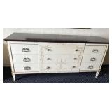 JOHN WIDDICOMBE 9 DRAWER HAND PAINTED DRESSER 32"