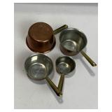 COPPER MEASURING CUP SET, 4 PC