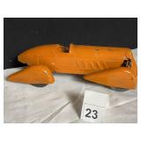 AUBURN SPEEDSTER ORANGE CAR 11" L - STEEL