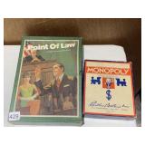 1951 MONOPOLY GAME, 1972 POINT OF LAW GAME