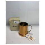 OLD DUTCH COPPER AND BRASS MUG NEW WITH TAGS