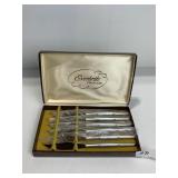 EVERBRITE STAINLESS STEAK KNIFE SET IN CASE