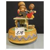MUSIC BOX GIRL SEWING