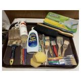 PAINT BRUSHES, SWIFFER PADS, DUST BRUSH, CLEANER,