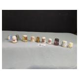 WEDGWOOD, PORCELAIN AND OTHER 14 THIMBLES