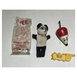 PELIKAN MOUSE TOP, TRAIN WHISTLE, MADE IN JAPAN