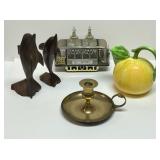 MUSICAL SAN FRANCISCO TROLLY DECANTER SET,